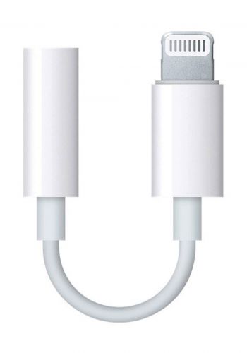توصيلة سماعة لاسلكية لايتينك  3.5 ملم من ابل Apple Lightning To 3.5MM Headphone Jack Adapter