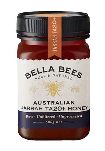 عسل جارا العلاجي تركيز (TA20+) 500 غرام من بيلا بيز Bella Bees Harrah Pure & natural
