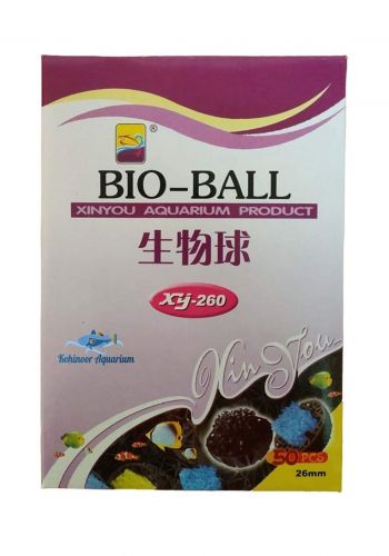 Bioball Bio Xinyou Aquarium Product  كرات فلتر ماء احواض الاسماك 50 قطعة