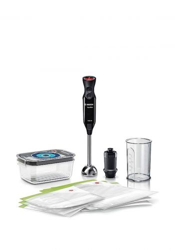 مجموعة خلاط يدوي مع نظام شفط وخزن 1 لتر 1000 واط من بوش Bosch MS6CB61V1  Hand Blender with Vacuum Storage System 