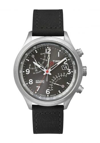 ساعة رجالية من تايمكس Timex  T2P509 Men's Indiglo Intelligent Quartz Chronograph Watch