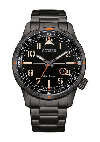 Citizen BM7555-83E Quartz Men Watch ساعة رجالية سوداء اللون من سيتيزن