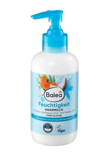 حليب للشعر التالف والجاف 200 مل من باليا Balea coconut and papaya Hair Milk   