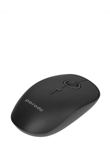 Porodo PD-WM24BT-BK 2-in-1 Wireless Mouse - Black  ماوس من بورودو