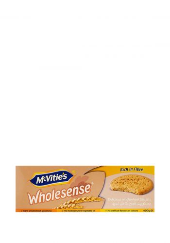 بسكويت القمح 400 غرام من مكفيتيز  McVitie's Wholesense Digestive Whole Wheat Biscuits
