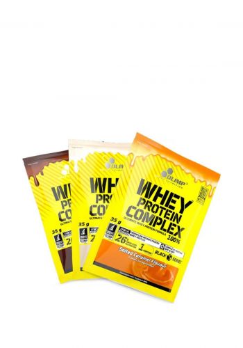 بروتين 35  غرام * 3 قطع  من اوليمب Olimp Whey Protein Complex 100%