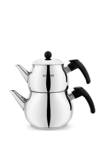 سيت إبريق شاي ستانلس ستيل  قطعتين من شيفير Schafer Pots Set 
