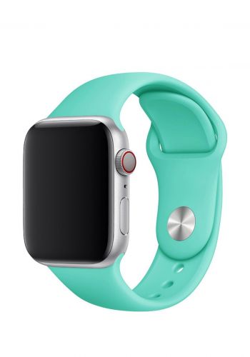 سوار سيليكون لساعة أبل Silicone Apple Watch Band -Mint Green