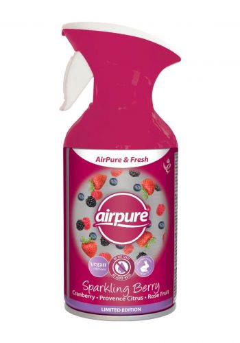 بخاخ معطر للجو 250 مل من إير بيور آند فريش Airpure & Fresh Air Fresh Spray Sparkling Berry