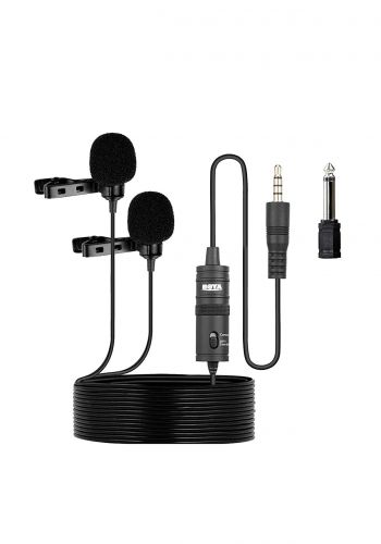 مايكروفون ثنائي سلكي  Boya BY-M1DM Lavalier Microphone