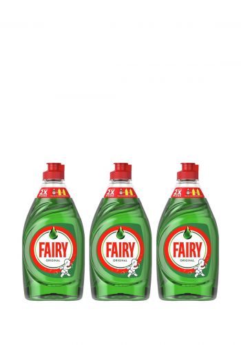 سيت سائل غسيل صحون 433 مل*3 من فيري Fairy Original Washing Up Liquid Green