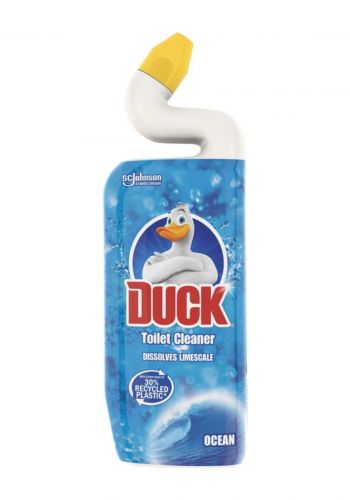 منظف ​​المرحاض ومزيل الكلس برائحة المحيط 750 مل من دك Duck Toilet Bowl Cleaner & Descaler - ocean