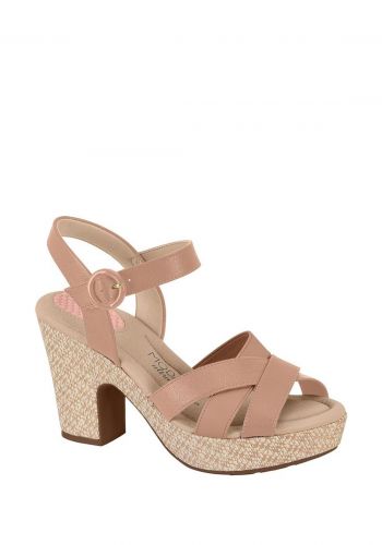   حذاء   نسائي كعب عالي طبي باللون البيجي من موداري Modare Women Sandal