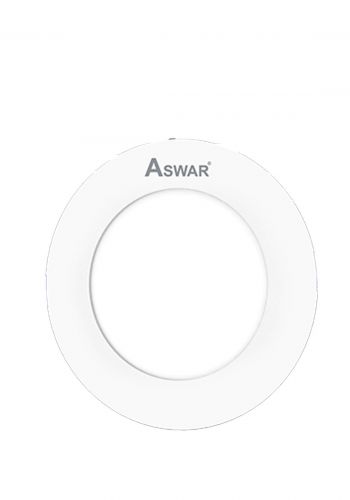 ضوء ليد سقفي دائري الشكل دفن 9 واط اوف وايت اللون من اسوار Aswar AS-LED-RP9W (4000K) Virtual Round LED Light