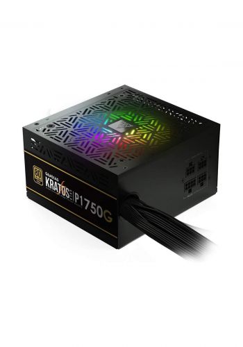 Gamdias Kratos P1-750G 750W 80 PLUS GOLD RGB Motherboard Power Supply - Black مجهز طاقة