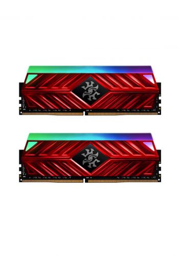 XPG Spectrix D41 RGB Desktop Memory 16GB (2x8GB) DDR4 3200MHz CL16 - Red