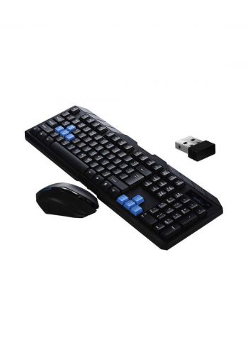 XForm Wireless Keyboard and Mouse Combo - Black لوحة مفاتيح وماوس