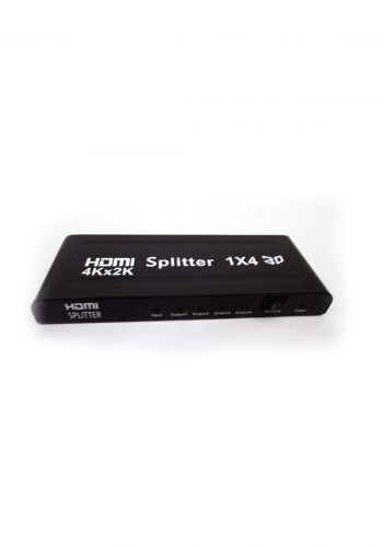HDMI 1x4 Splitter 4K x 2K High Resolution 3D- Black
