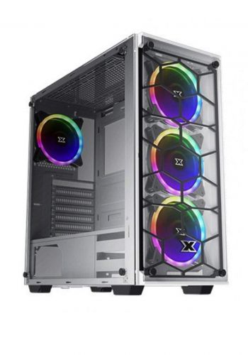 Xigmatek Venom Case X Rgb Tempered Glass - Gray كيس حاسبة
