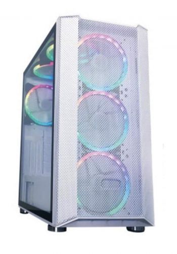 Sate K881 Gaming Case 6 Fans - White  كيس حاسبة