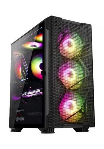 Abkoncore C550M Micro Atx Case - Black كيس حاسبة