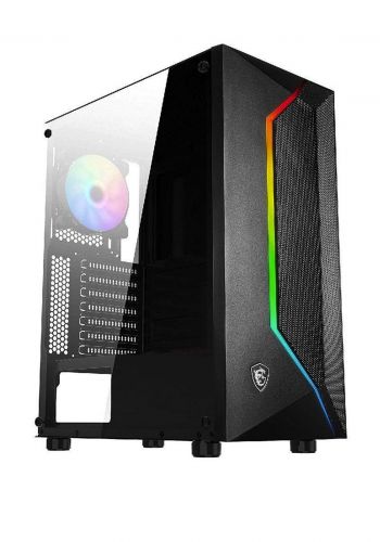 Msi Mag Vampiric 100R Mid Tower Gaming Computer Case - Black كيس حاسبة