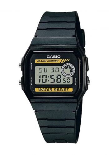ساعة لكلا الجنسين من كاسيو  Casio F-94WA-9DF Black Resin Watch for Men and Women