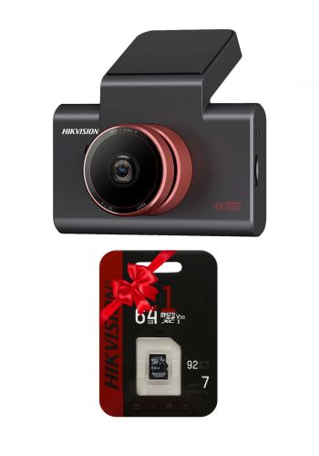 كاميرا لوحة القيادة بشاشة بحجم 3 بوصة مع هدية رام 64GB من هيكفيجن HIKVision AE-DC8312-C6S(GPS) F1.75 Dashboard Camera with 64GB RAM  