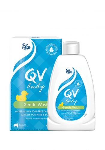سائل استحمام لطيف للاطفال 250 غرام من كيوفي Qv Baby Gentle Wash 
