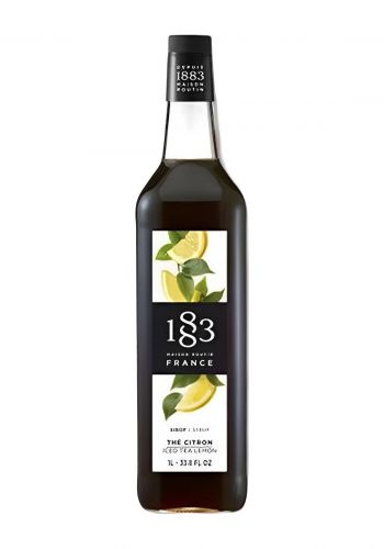 شراب شاي الليمون المثلج 1 لتر من 1883 ميزون روتين 1883 Maison Routin Iced Tea Lemon Syrup 