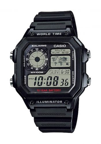 CasioAE-1200WH-1AV Men's Watch ساعة رجالية