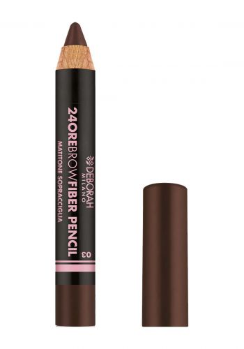 قلم تحديد الحواجب بني غامق اللون من ديبوراDeborah NO.03 Pencil Brow Fiber -Dark Brown 
