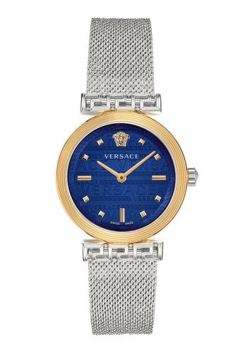 ساعة نسائية 34 ملم بسوار ستانلس ستيل من فيرساتشي Versace VELW00520 Ladies Watch