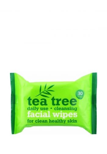 مناديل ازالة المكياج المرطبة 30 قطعة من اكس بي سي XBC Tea Tree Facial Wipes 