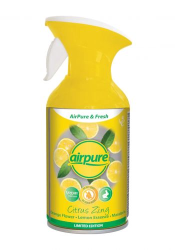 بخاخ معطر للجو 250 مل من إير بيور آند فريش Airpure & Fresh Air Fresh Spray Citrus Zing