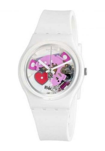  ساعة نسائية باللون الابيض من سواتش Swatch GZ300 Women's Watch