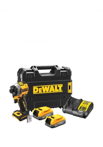 مثقاب لاسلكي 18 فولت من ديوالت Dewalt DCF850E2T-GB Powerstack Brushless Cordless Impact Driver 