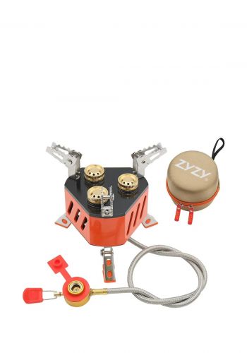 موقد تخييم قابل للطي بـ 3 عيون 13800 واط من زي زي Zyzy 3-Core Camping Stove 