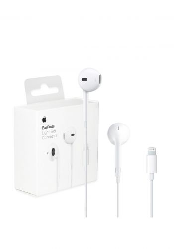 Apple Wired EarPods with Lightning Connector - White سماعة سلكية من ابل