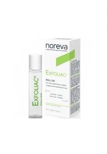 رول معالج الحبوب و حب الشباب الفوري 5 مل من نوريفا Noreva Exfoliac Roll’on Targeted Anti Imperfection Care