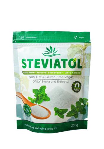محلي طبيعي ( ستيفيا )  200 غم من ستيفياتول Steviatol Natural sweetener
