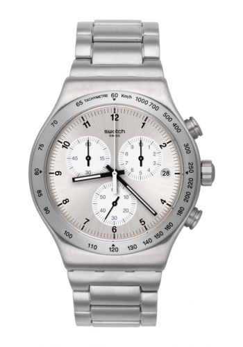 ساعة رجالية فضية اللون من سواج Swatch YVS433G Men's Watch 