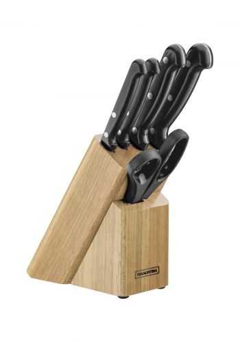 سيت سكاكين 6 قطع متنوعة مع قاعدة خشبية من ترامونتينا Tramontina 23899/060 Set of knives