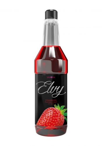 شراب مركز بنكهة الفراولة 750 مل من سافورا ايلفي Savora Elvy Strawberry Flavored Syrup