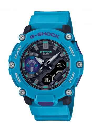 ساعة جي شوك لكلا الجنسين ازرق اللون من كاسيو Casio G-SHOCK GA-2200-2ADR Watch