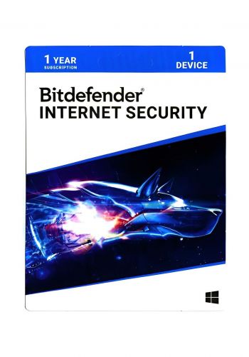 نظام حماية الانترنيت و رخصة تشغيل Bitdefender IS03ZZCSN1201PEN Internet Security 1 Device 1 Year Scratch Card