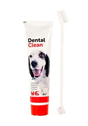 فرشاة مع معجون اسنان بالنعناع للكلاب 85 غرام من فلامنكو Flamingo Toothpaste Mint - Tube