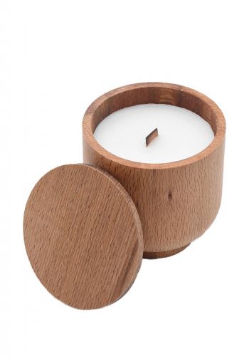 شمعة خشبية من هيلي Hili Wooden Candle 