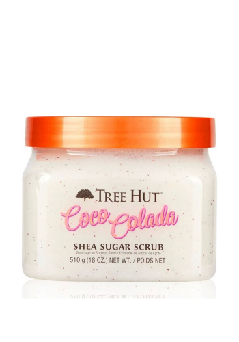مقشر جسم بالسكر والشيا  بخلاصة جوز الهند 510 غم من تري هات Tree Hut Shea Sugar Scrub