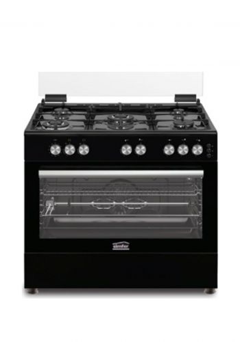 طباخ غازي خمس شعلات (60*90) سم Simfer P9502VGWB-FFD 2W+TF Gas Cooker 